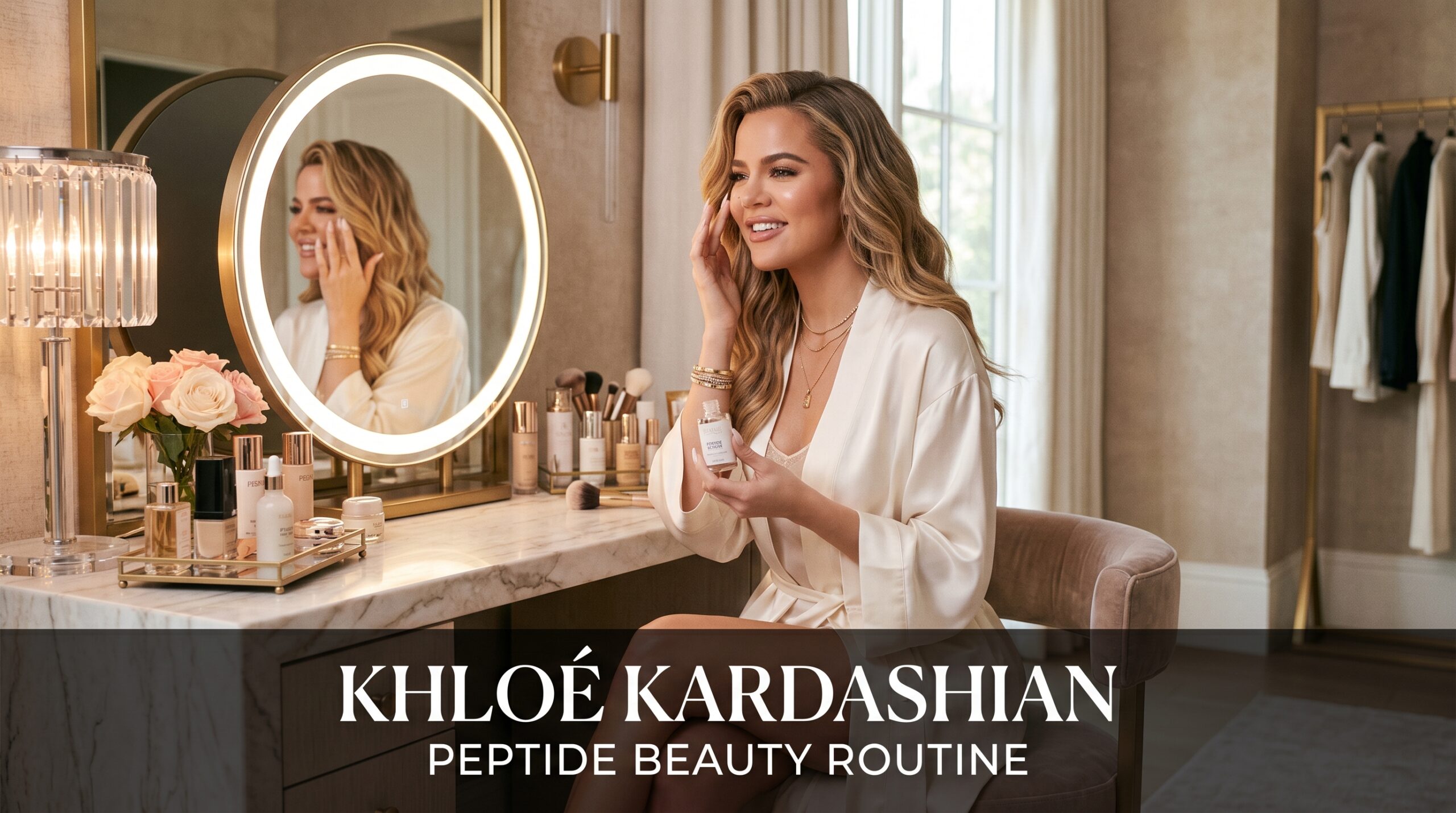 Khloé Kardashian's Peptide Beauty Routine: From Hair Growth to Collagen
